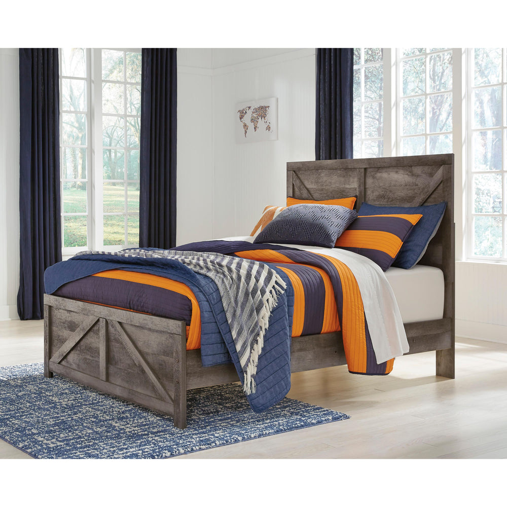  Signature Design by Ashley Wynnlow B440B17 Full Crossbuck Panel Bed IMAGE 6