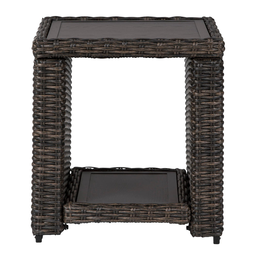  Signature Design by Ashley Grasson Lane P783-702 Square End Table IMAGE 2