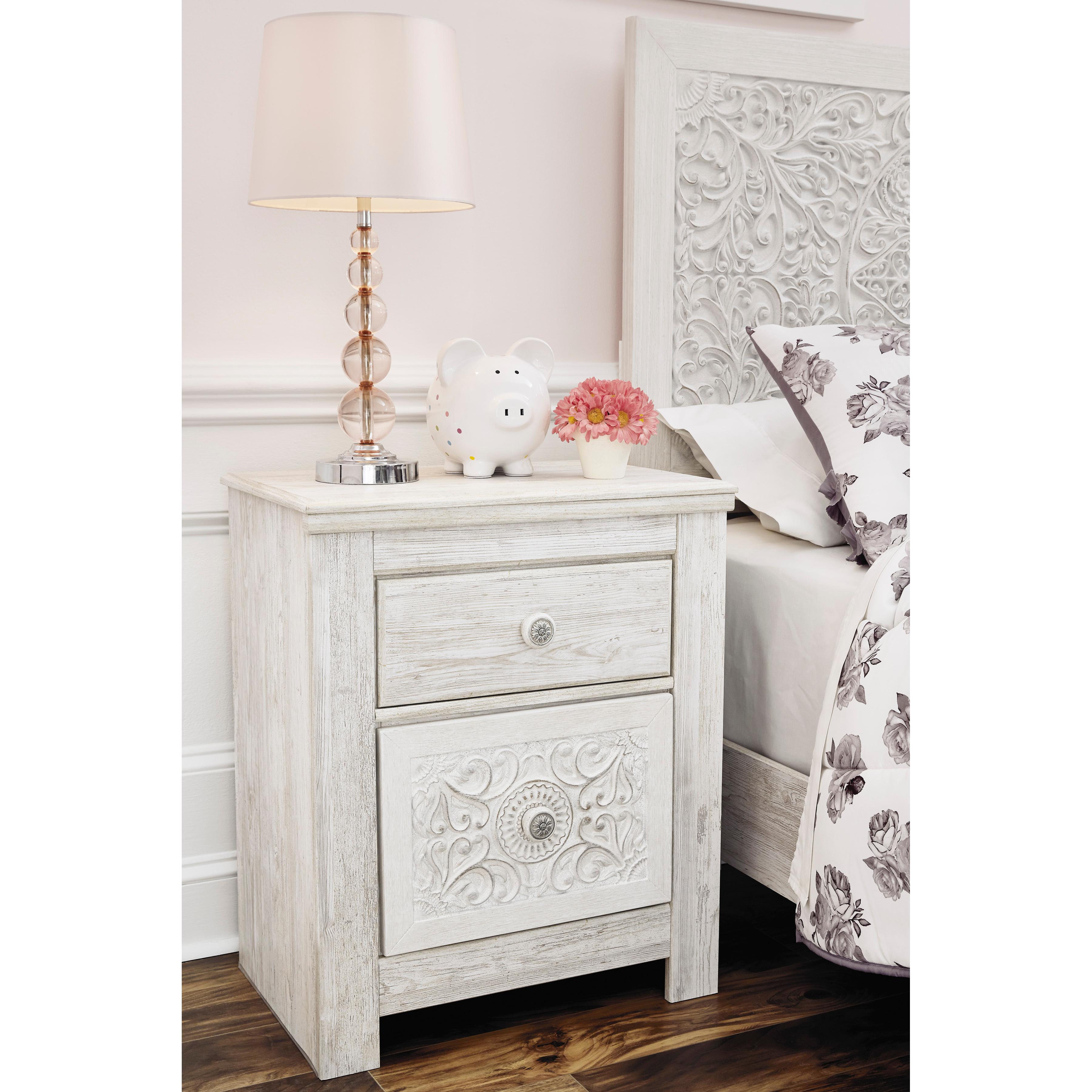  Signature Design by Ashley Paxberry B181-92 Two Drawer Night Stand IMAGE 6