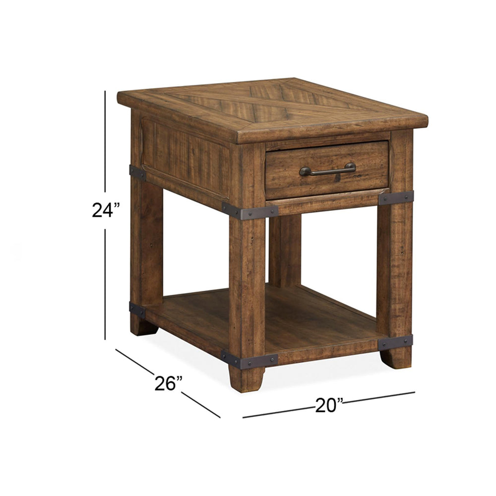  Magnussen Chesterfield T4717-03 Rectangular End Table IMAGE 10