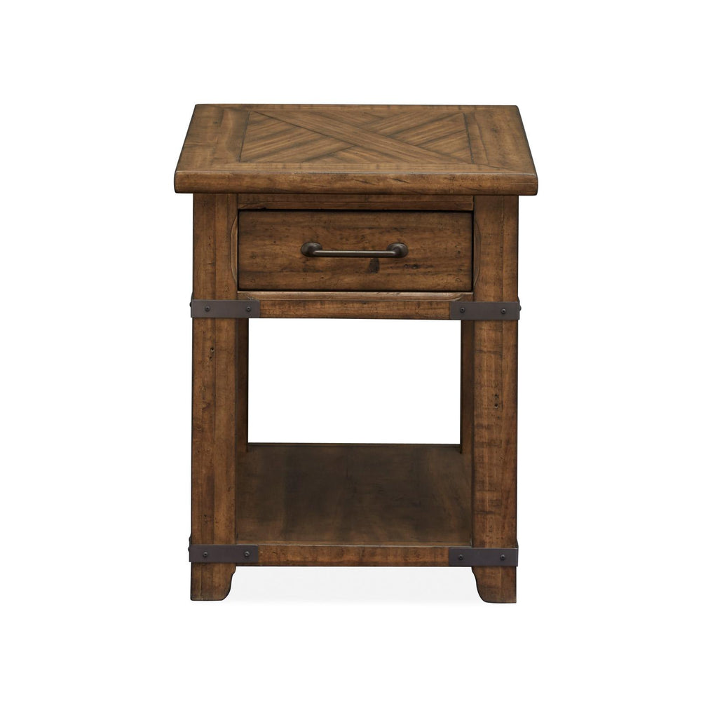  Magnussen Chesterfield T4717-03 Rectangular End Table IMAGE 4