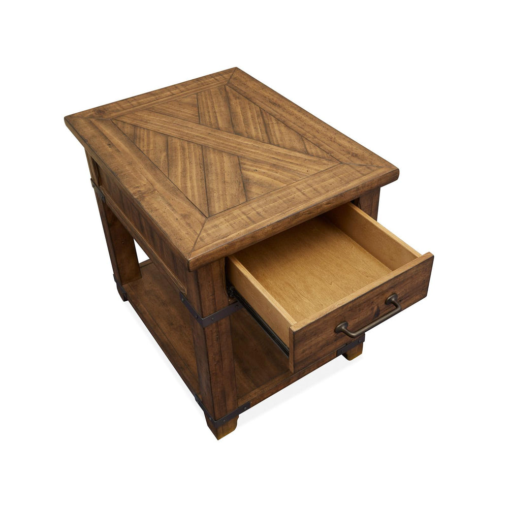  Magnussen Chesterfield T4717-03 Rectangular End Table IMAGE 5
