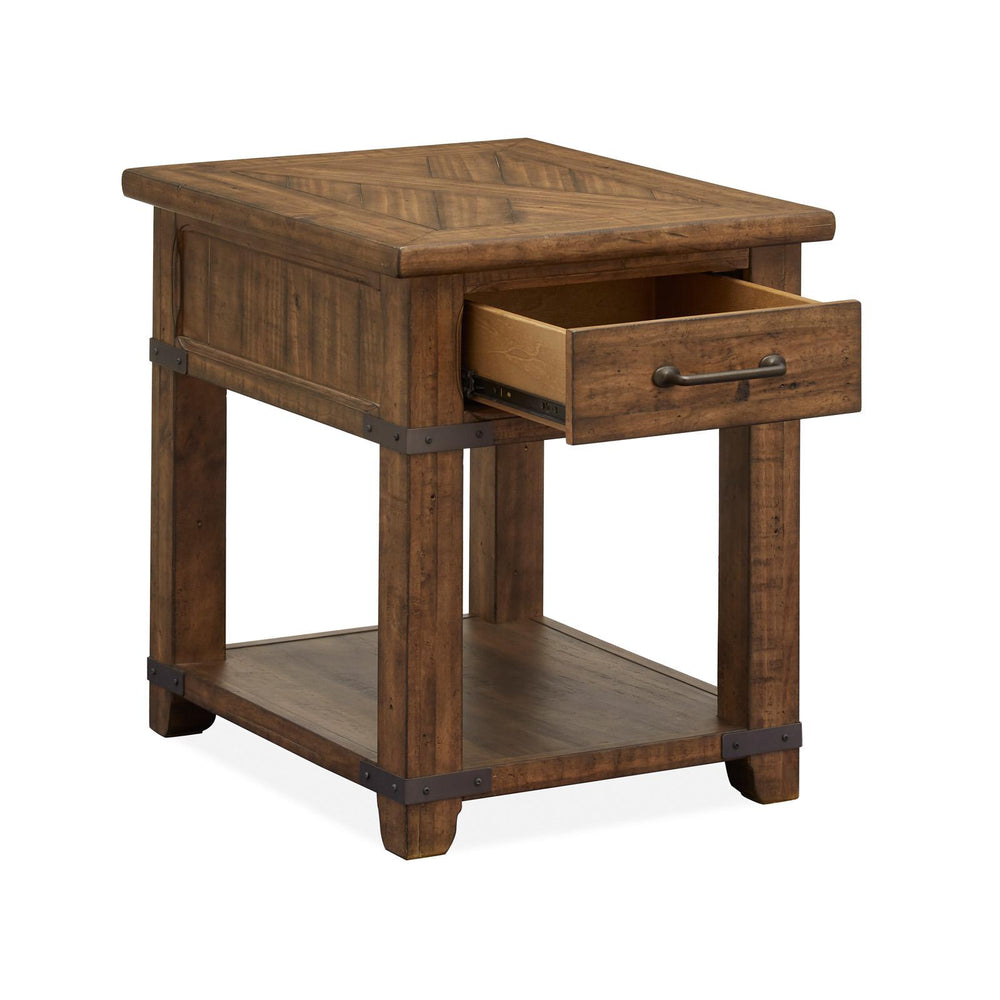  Magnussen Chesterfield T4717-03 Rectangular End Table IMAGE 6