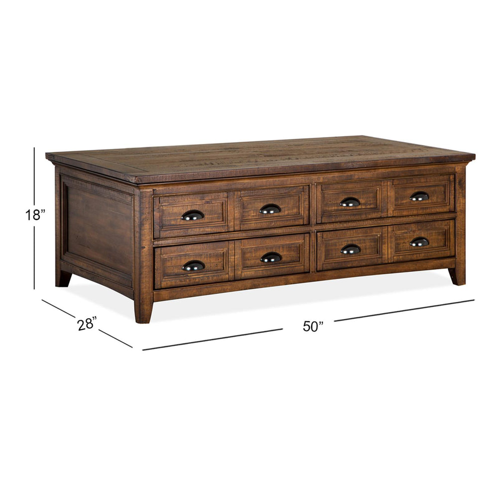  Magnussen Bay Creek T4398-50 Lift Top Storage Cocktail Table with Casters IMAGE 10