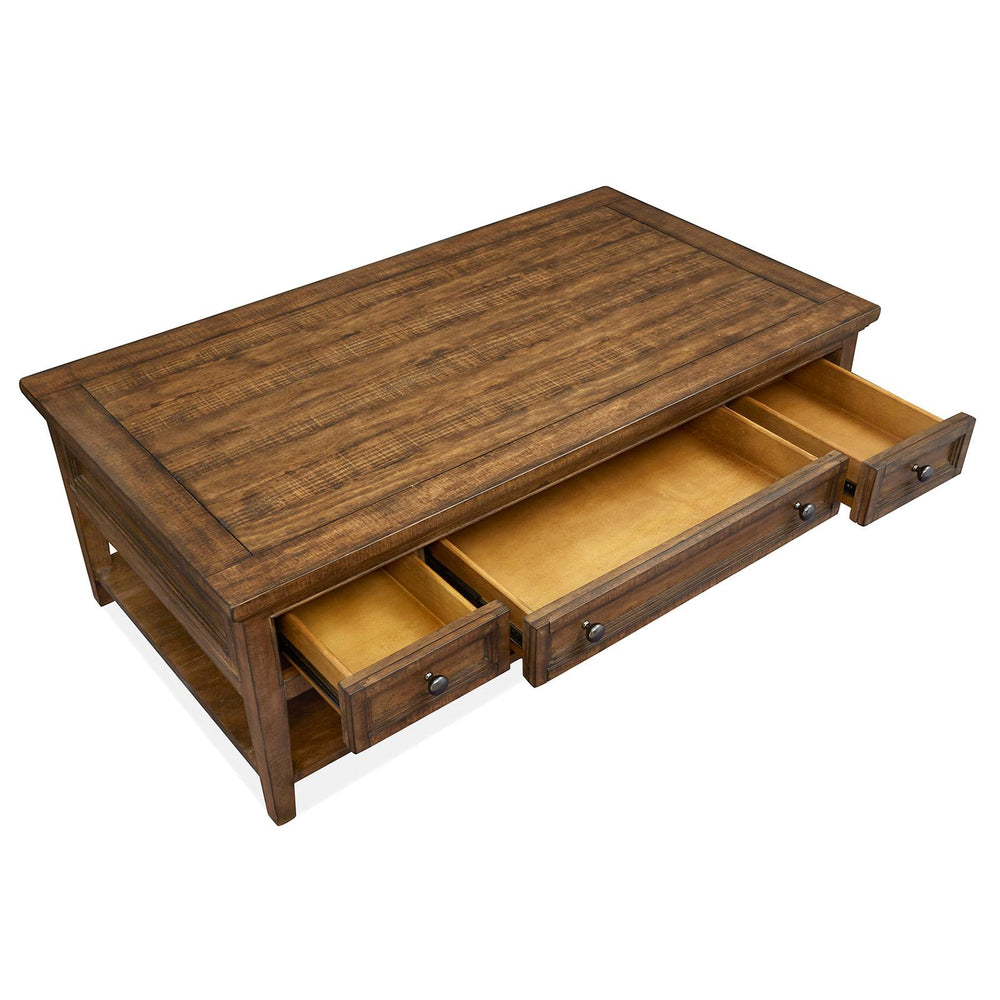  Magnussen Bay Creek T4398-43 Rectangular Cocktail Table with Casters IMAGE 4