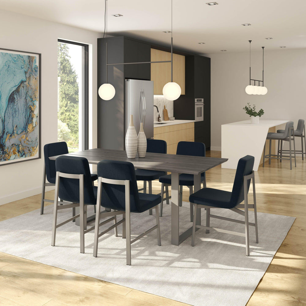  Amisco Waverly 30353 Dining Chair - Titanium/River IMAGE 5