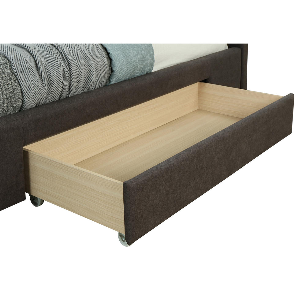  !nspire Emilio 101-633Q-CH 60" Queen Platform Bed w/Drawer - Charcoal IMAGE 5