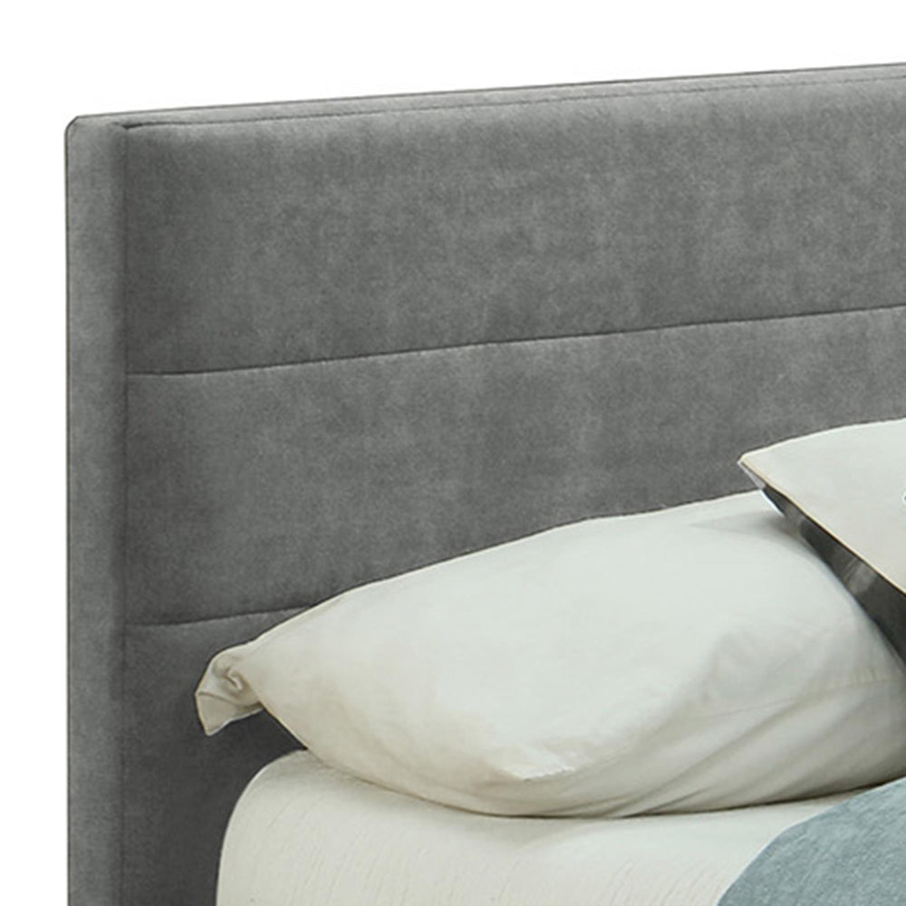  !nspire Emilio 101-633K-LG 78" King Platform Bed w/Drawers - Light Grey IMAGE 6