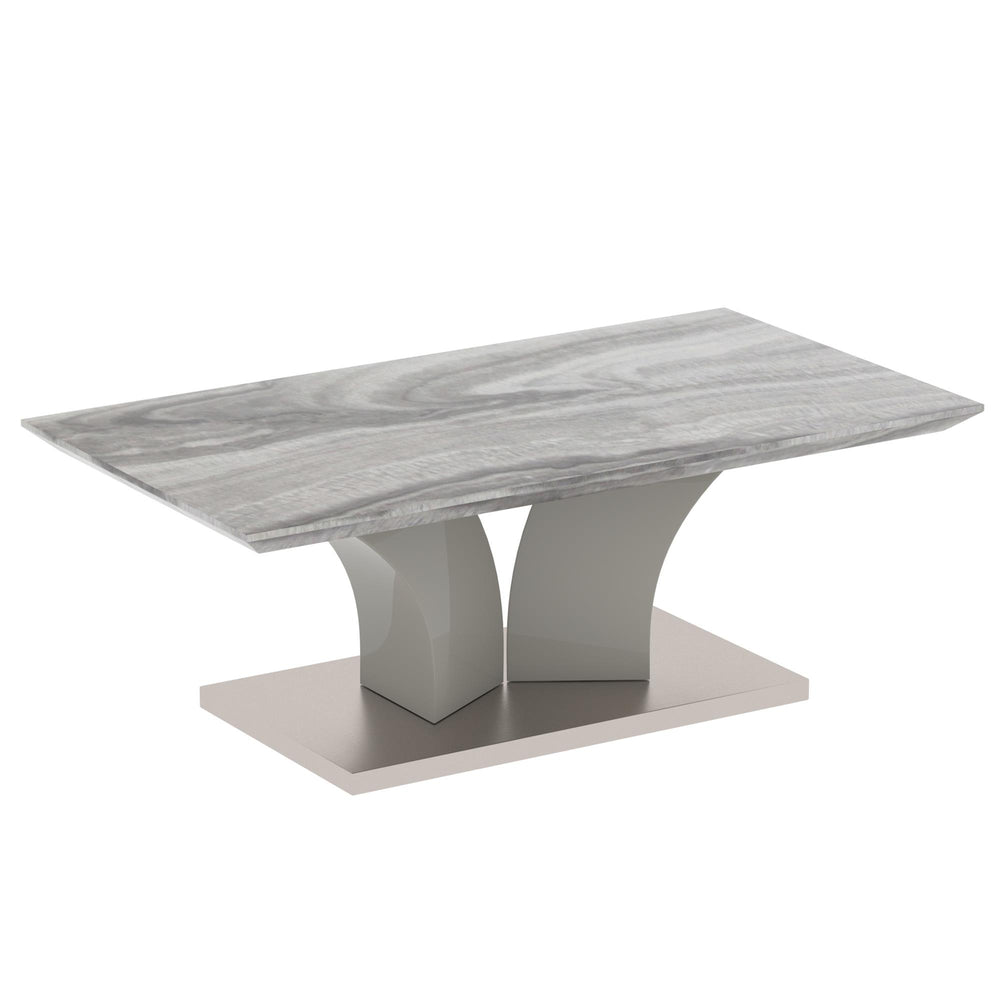  !nspire Napoli 301-545GY Coffee Table - Light Grey IMAGE 1