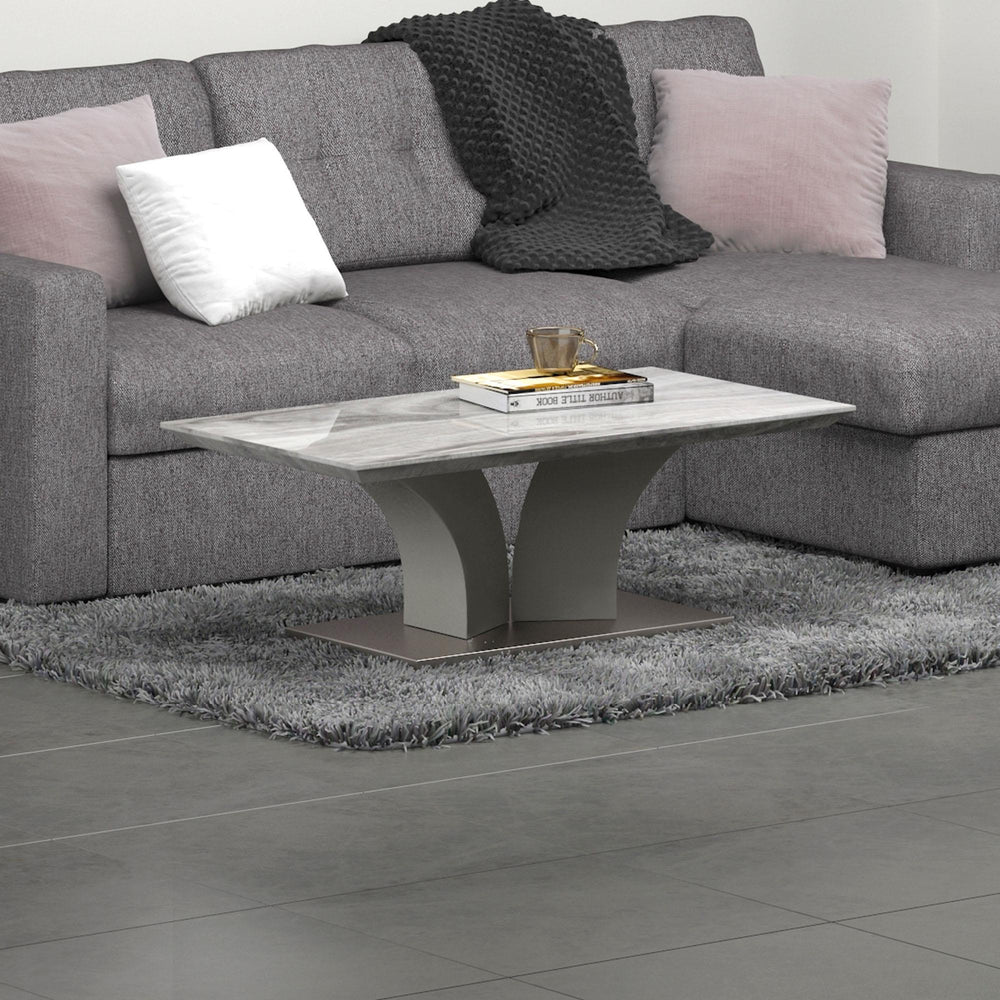  !nspire Napoli 301-545GY Coffee Table - Light Grey IMAGE 2