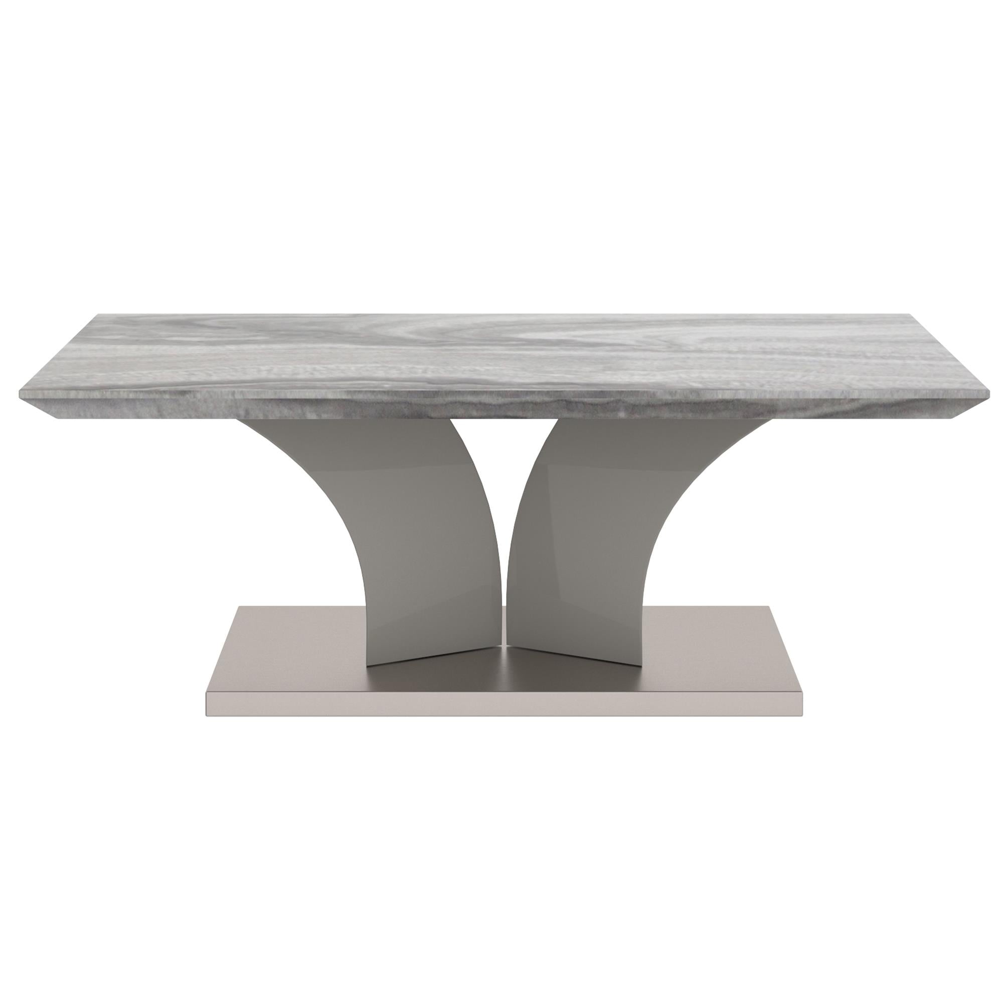  !nspire Napoli 301-545GY Coffee Table - Light Grey IMAGE 3