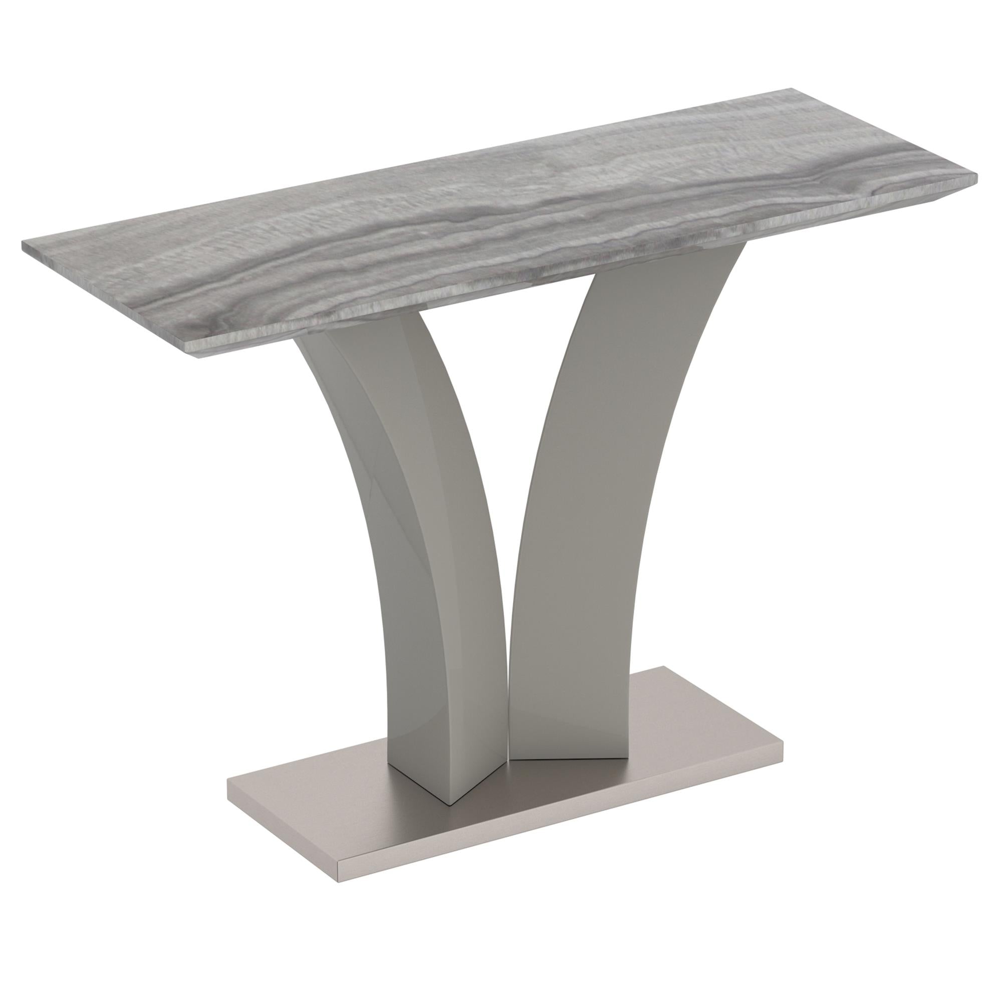  !nspire Napoli 502-545GY Console Table - Light Grey IMAGE 1