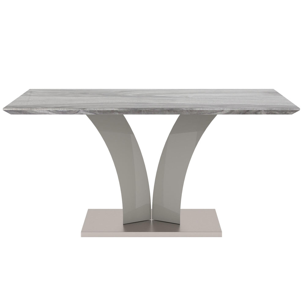  !nspire Napoli 201-545GY Rectangular Dining Table - Light Grey IMAGE 3