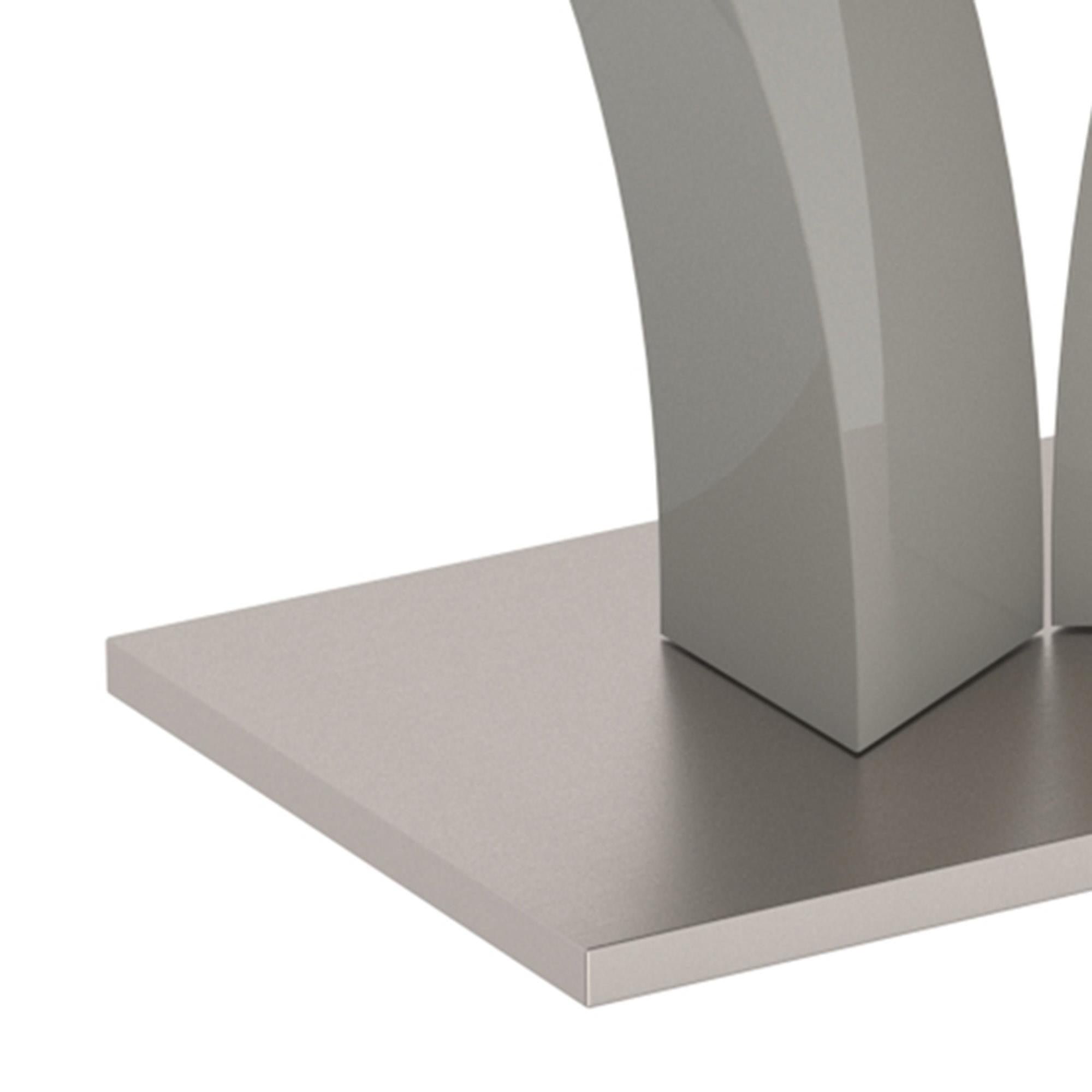  !nspire Napoli 201-545GY Rectangular Dining Table - Light Grey IMAGE 7