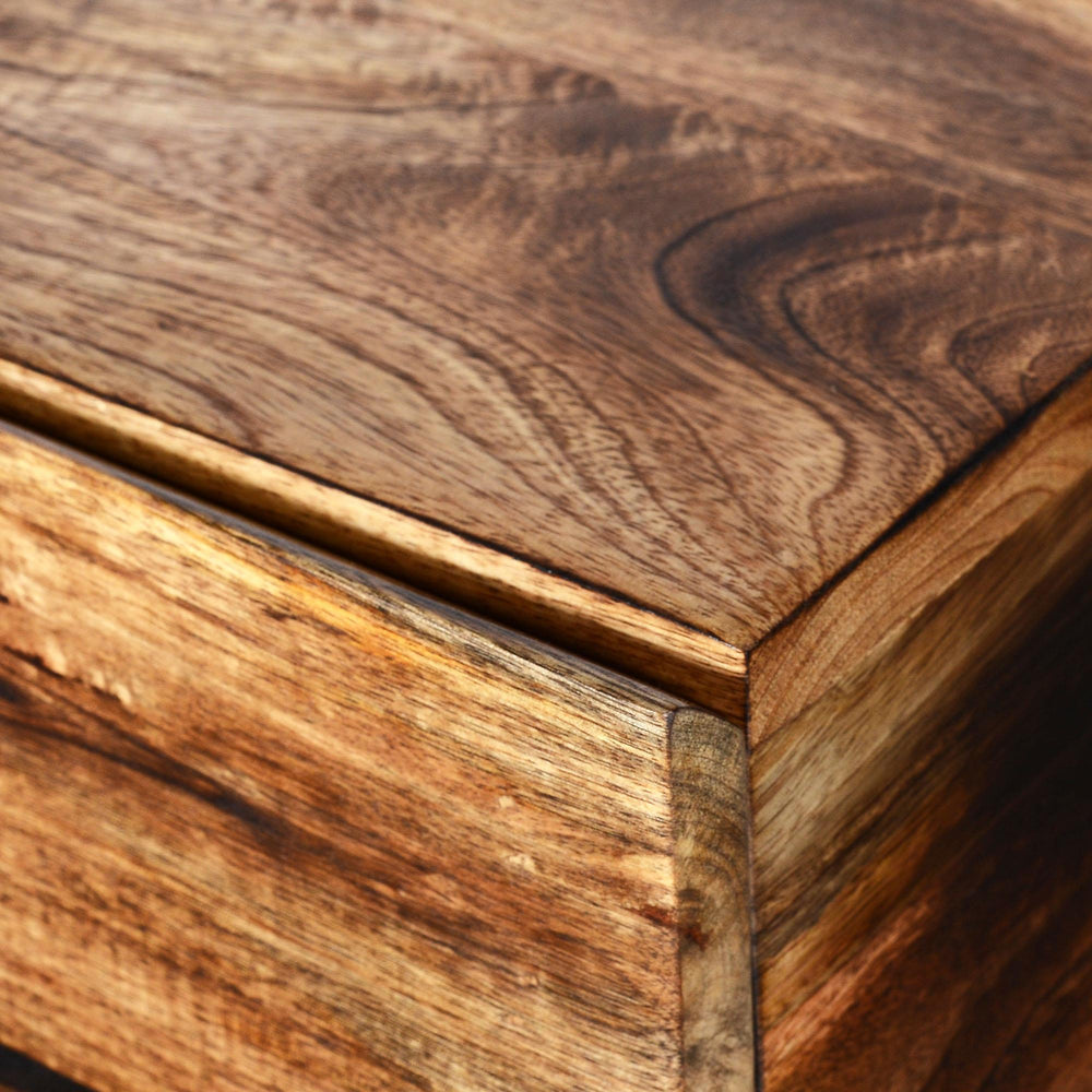  !nspire Ojas 501-513NT Accent Table - Natural Burnt and Black IMAGE 6