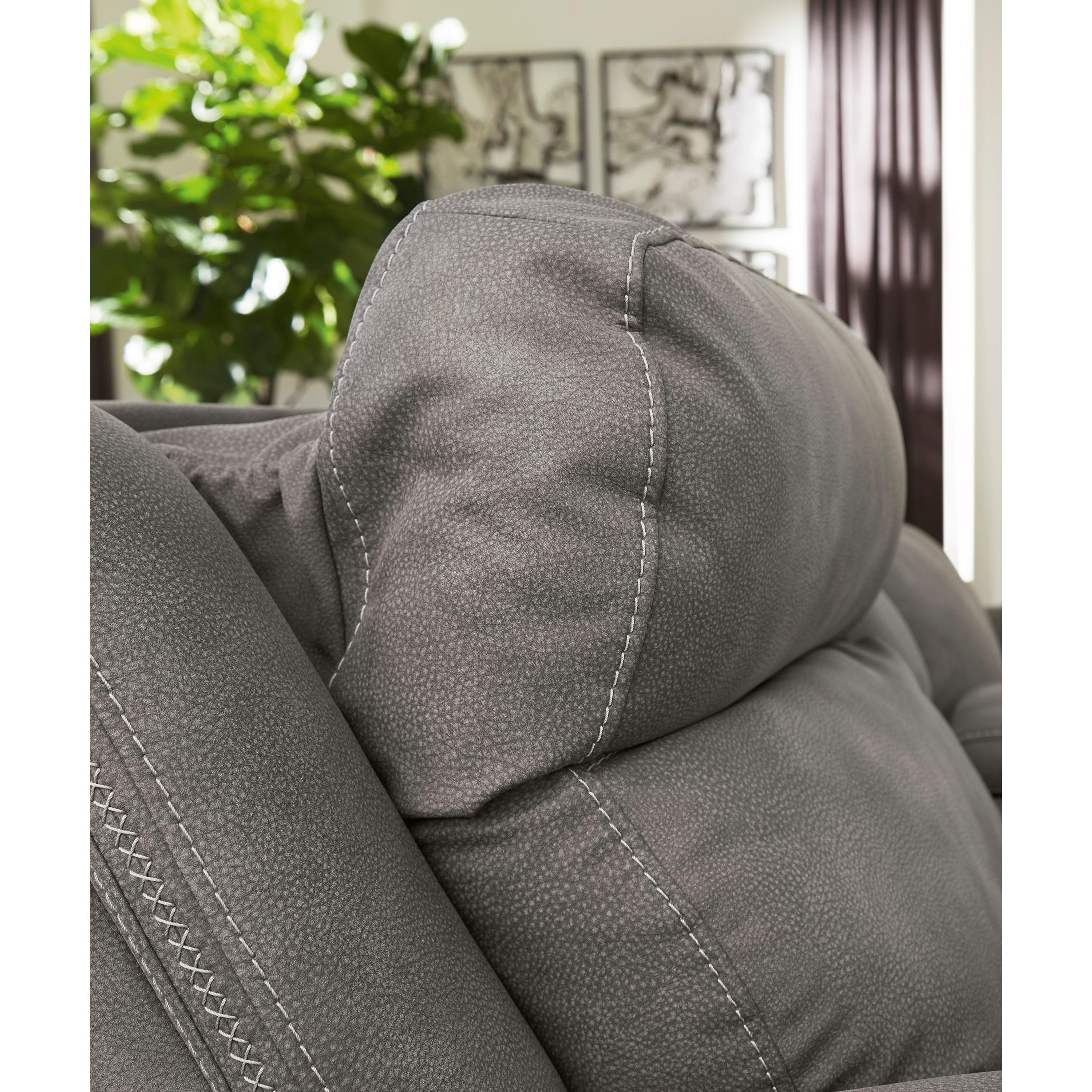  Signature Design by Ashley Next-Gen DuraPella 5930118 Power Reclining Loveseat with Console and Adjustable Headrest IMAGE 8