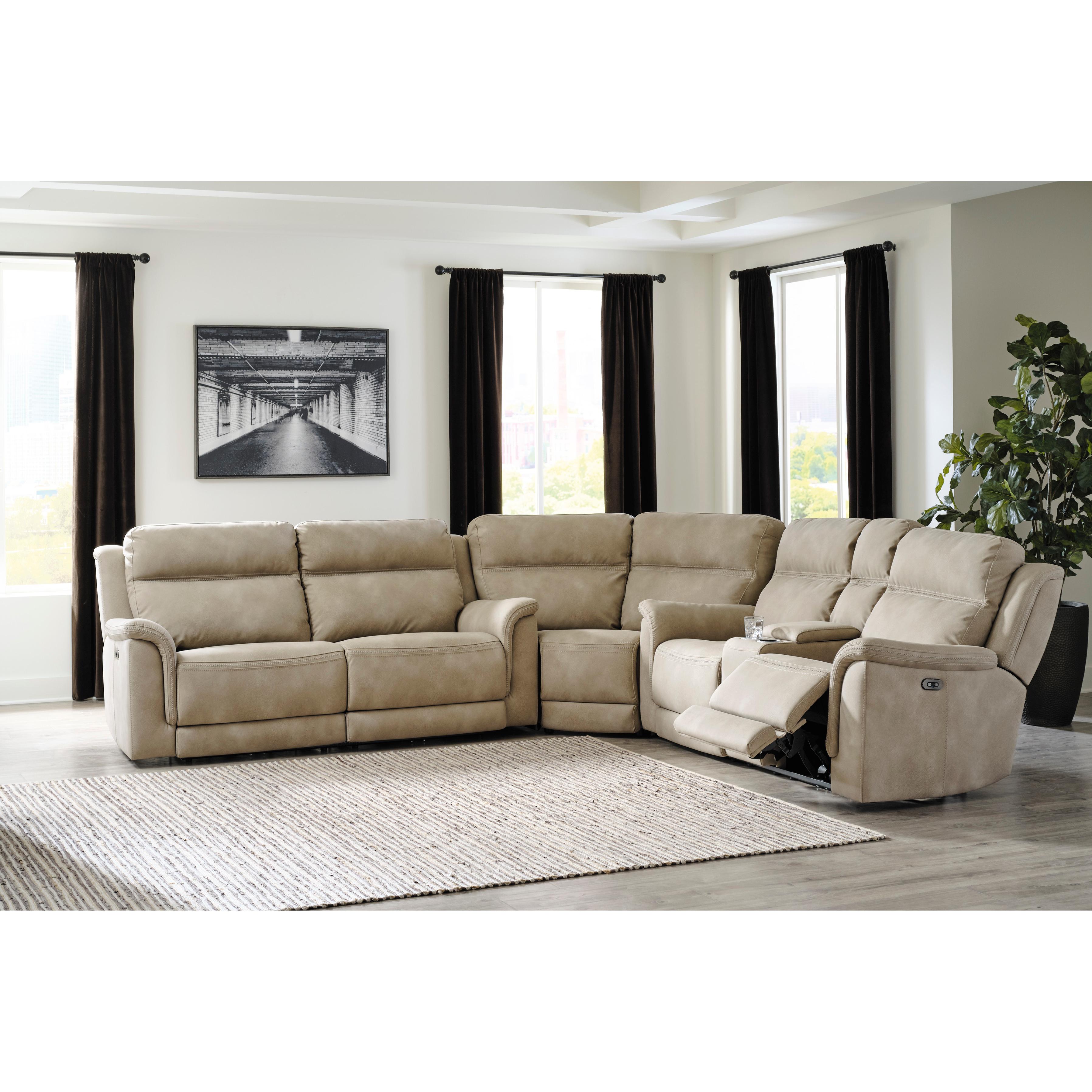  Signature Design by Ashley Next-Gen DuraPella 5930218 Power Reclining Loveseat with Console and Adjustable Headrest IMAGE 16