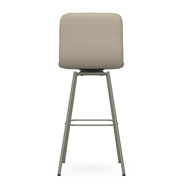  Amisco Niles 41351-30/56KT Pub Height Swivel Stool - Titanium/Mushroom IMAGE 4