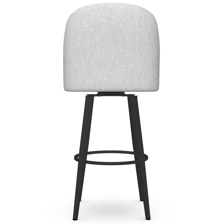  Amisco Zahra 41334-30/25BP Pub Height Swivel Stool - Black Coral/Pixel IMAGE 4