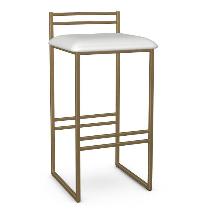  Amisco Sonoma 40355-30/27DH Pub Height Stool - Sun Gold/Blizzard IMAGE 1