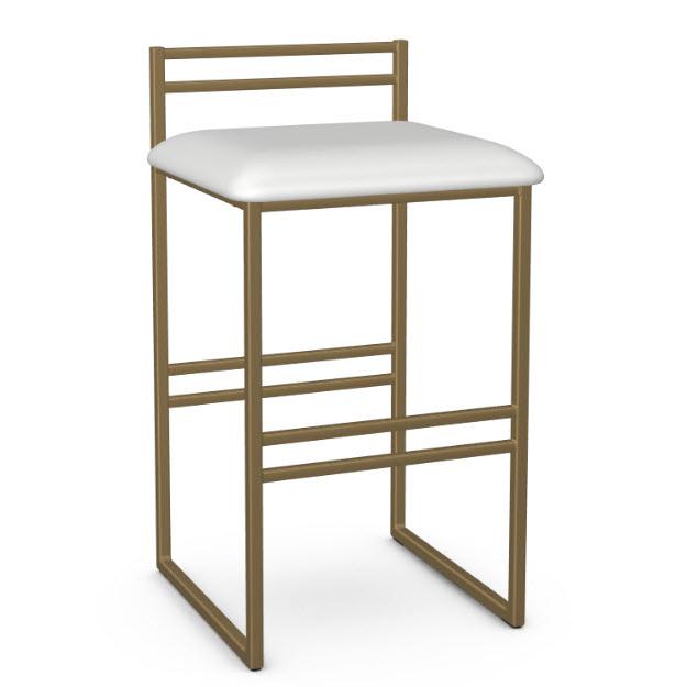  Amisco Sonoma 40355-26/27DH Counter Height Stool - Sun Gold/Blizzard IMAGE 1