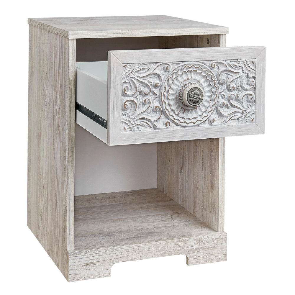  Signature Design by Ashley Paxberry EB1811-191 One Drawer Night Stand IMAGE 3