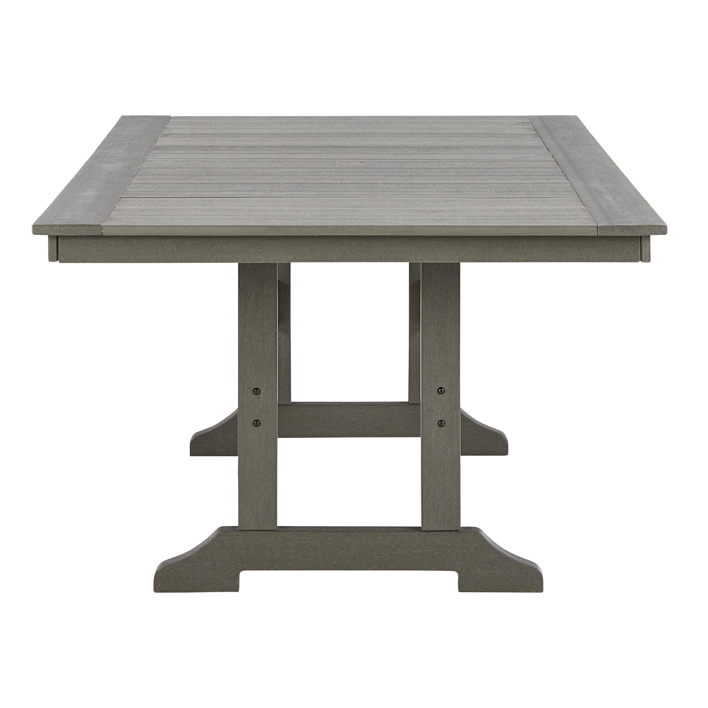  Signature Design by Ashley Visola P802-625 Rectangular Dining Table with Umbrella Option IMAGE 3