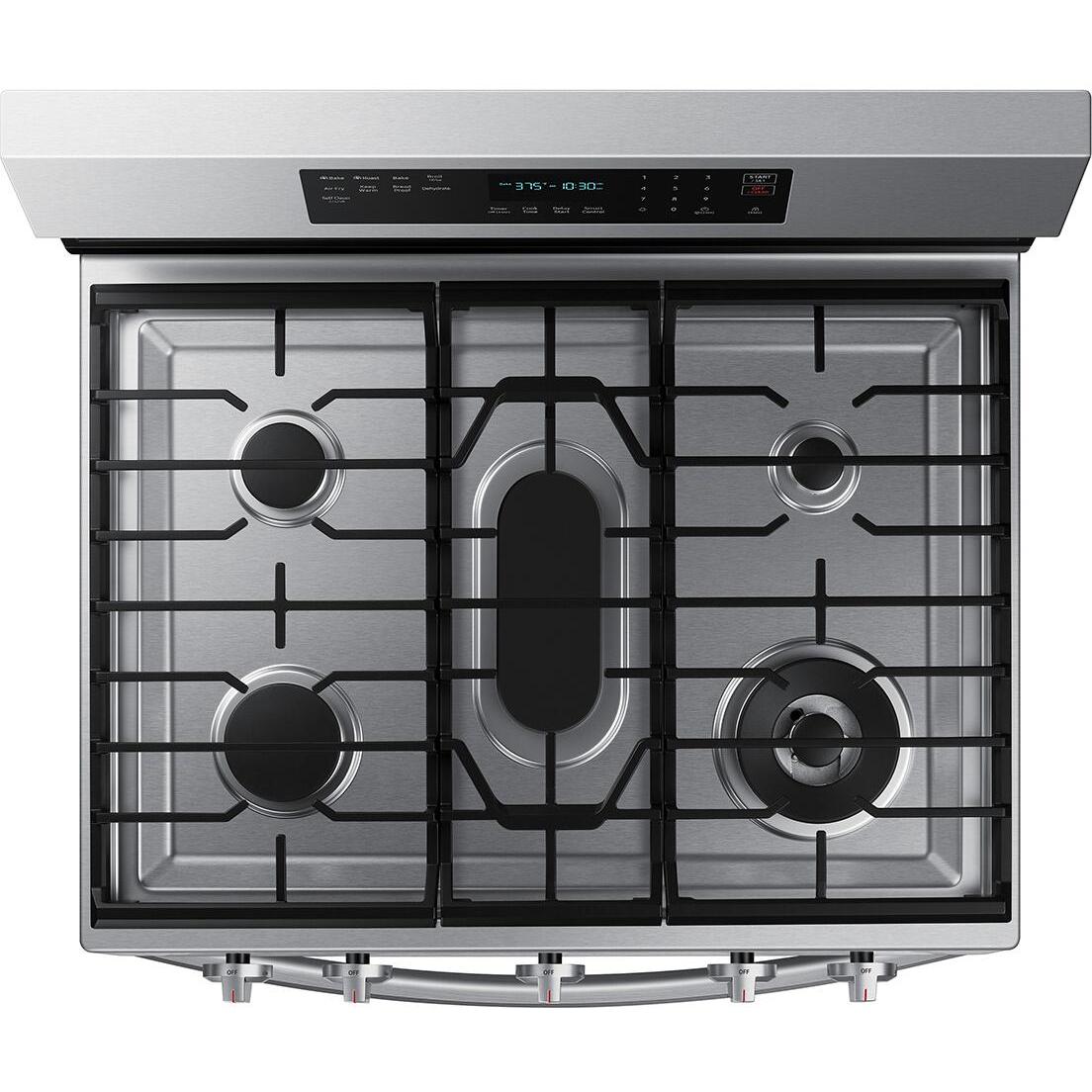  Samsung 30-inch Freestanding Gas Range with WI-FI Connect NX60A6711SS/AA IMAGE 9
