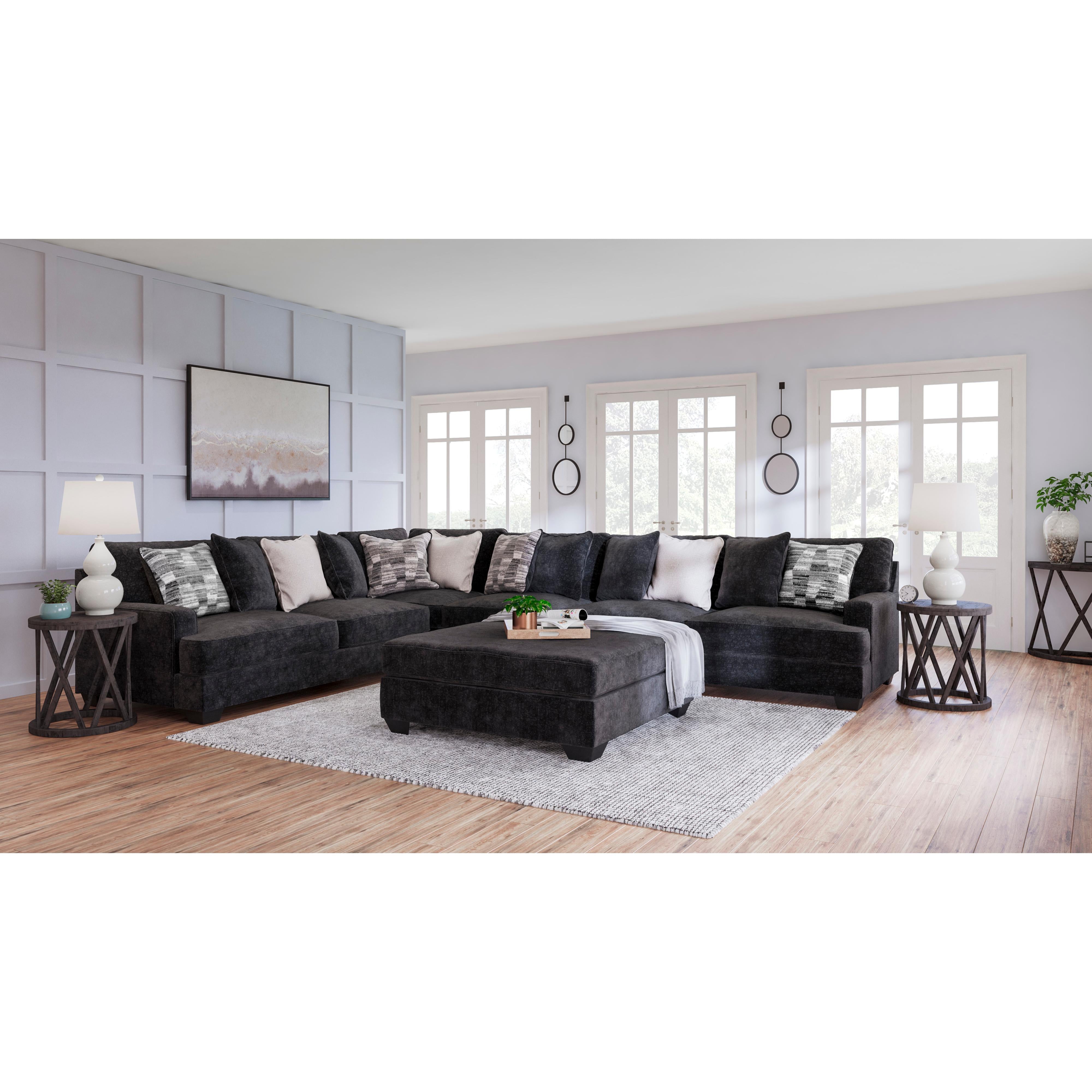  Signature Design by Ashley Lavernett 5960308 Oversized Accent Ottoman IMAGE 4