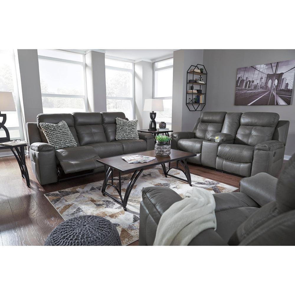  Signature Design by Ashley Jesolo 8670594C Double Reclining Loveseat with Console IMAGE 9