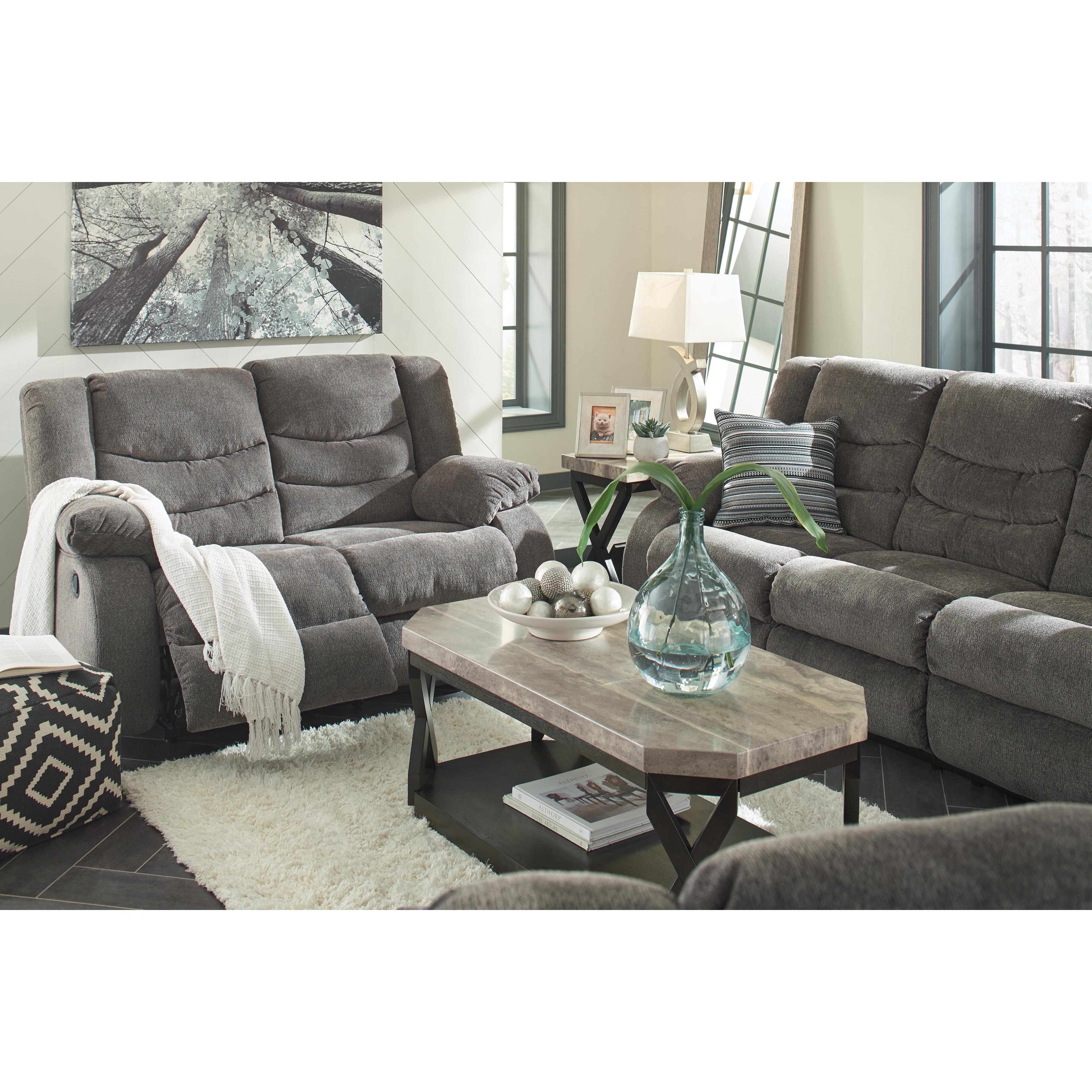  Signature Design by Ashley Tulen 9860688 Reclining Sofa IMAGE 6