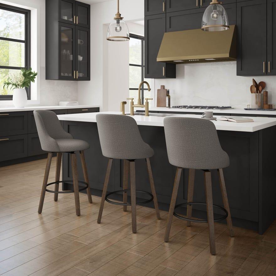  Amisco Diaz 41297 Swivel Stool IMAGE 2
