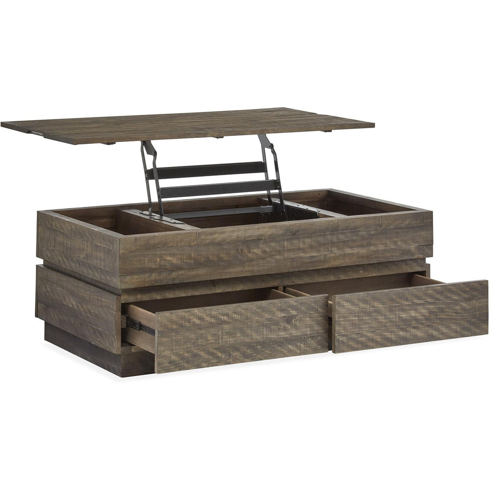  Magnussen Baisden T5194-50 Lift Top Storage Cocktail Table with Casters IMAGE 4