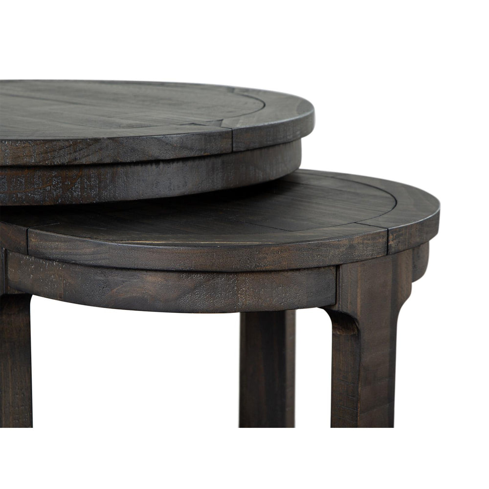  Magnussen Boswell T5263-12 Round Nesting End Table IMAGE 4