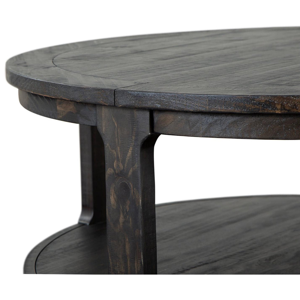 Magnussen Boswell T5263-45 Round Cocktail Table with Casters IMAGE 4