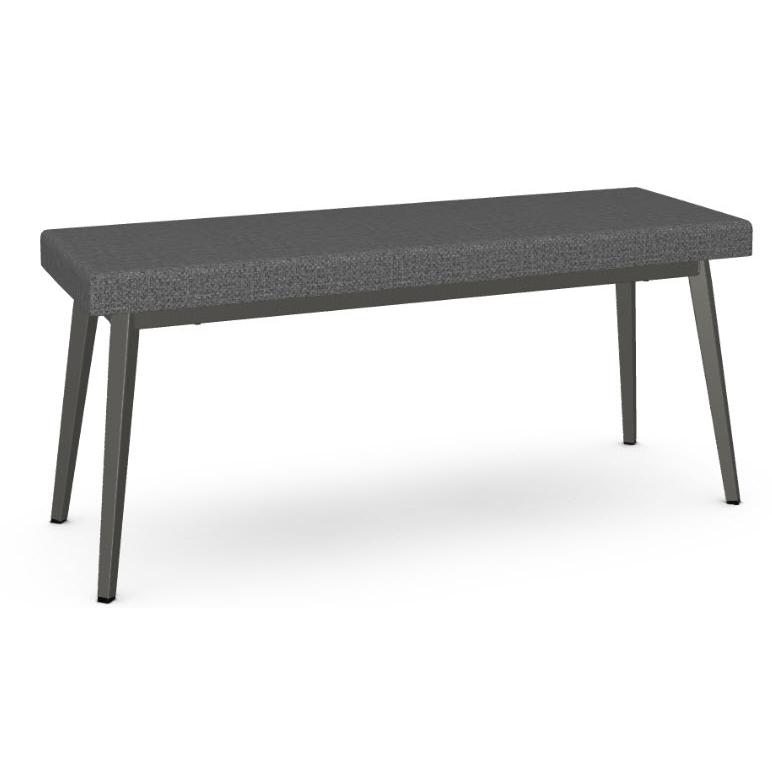  Amisco Benson 30444 Bench - Metallo/Tuxedo IMAGE 1