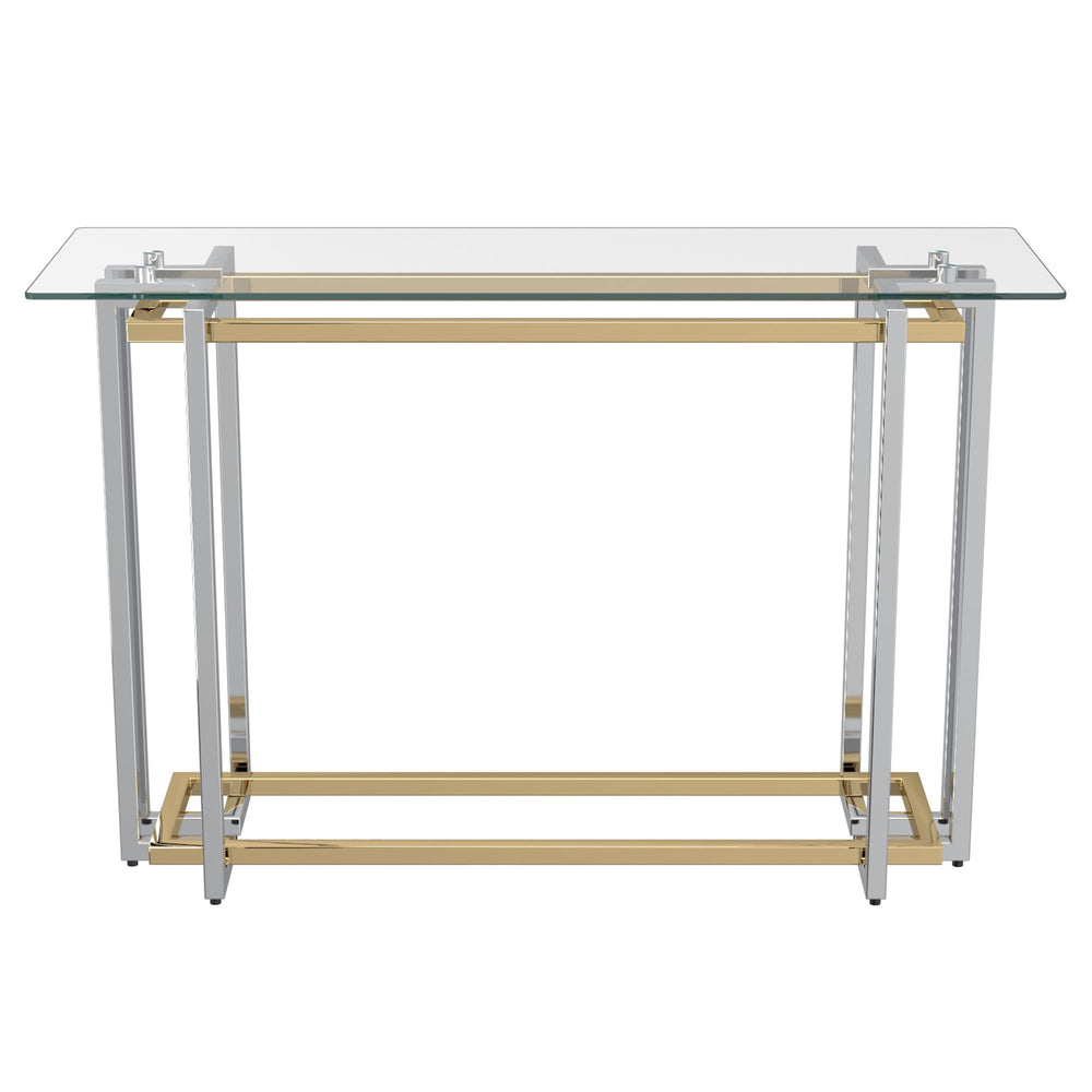  !nspire Florina 502-561CH Console Table - Silver and Gold IMAGE 3