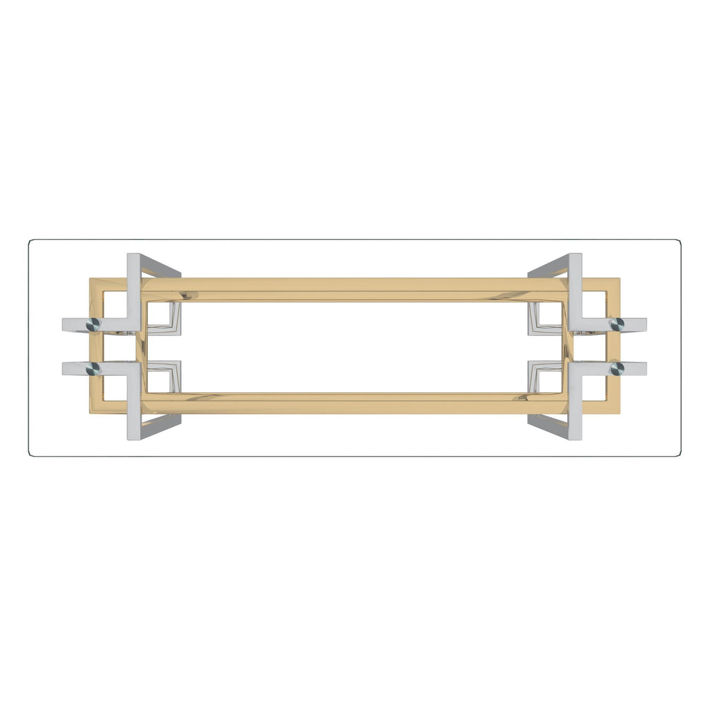  !nspire Florina 502-561CH Console Table - Silver and Gold IMAGE 5
