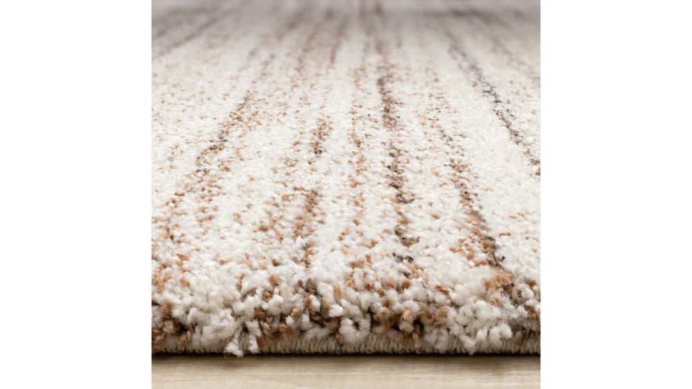 Marquis White Grey Orange Distressed Rug