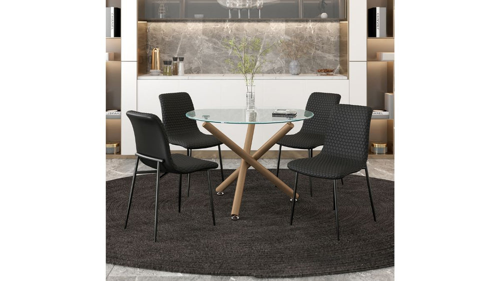 WORLDWIDE HOME FURNISHINGS BRIXX DINING CHAIR (SET OF 2)