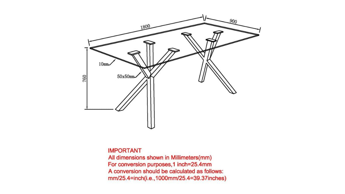 STARK/ARCHER 7PC DINING SET