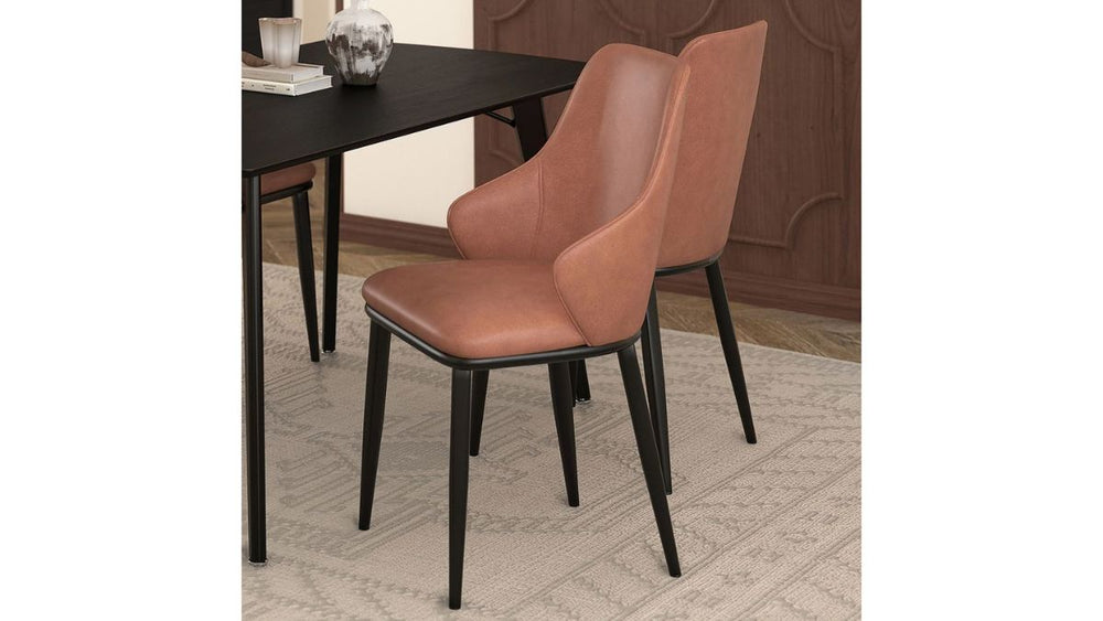 WORLDWIDE HOME FURNISHINGS KASH DINING CHAIR (SET OF 2)