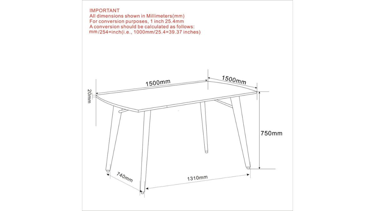 LEON/ZEKE 5PC DINING SET