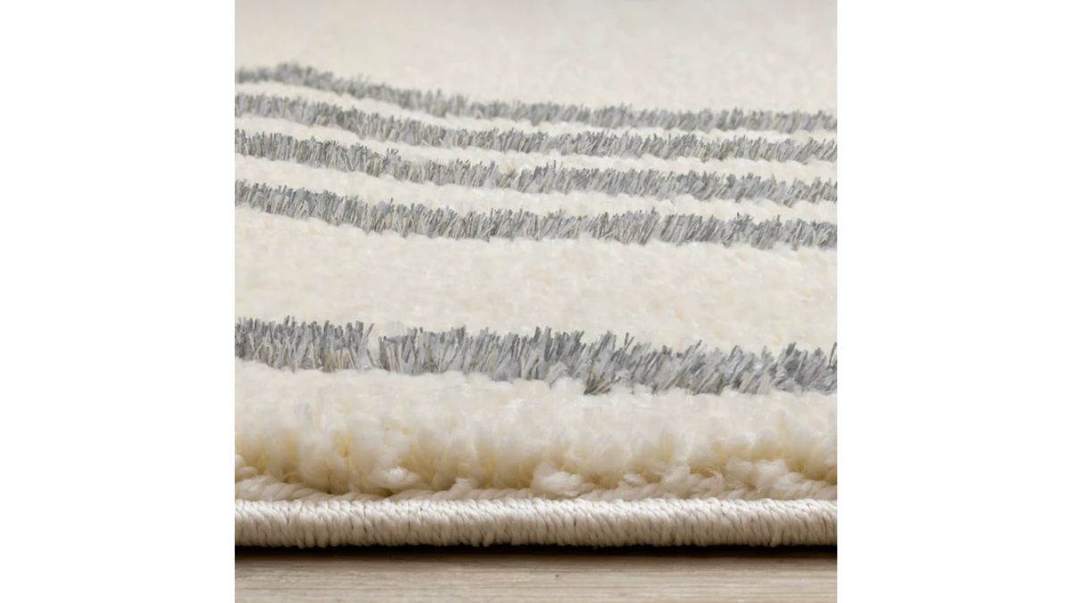 Sully Cream Grey Circle Swirl Rug