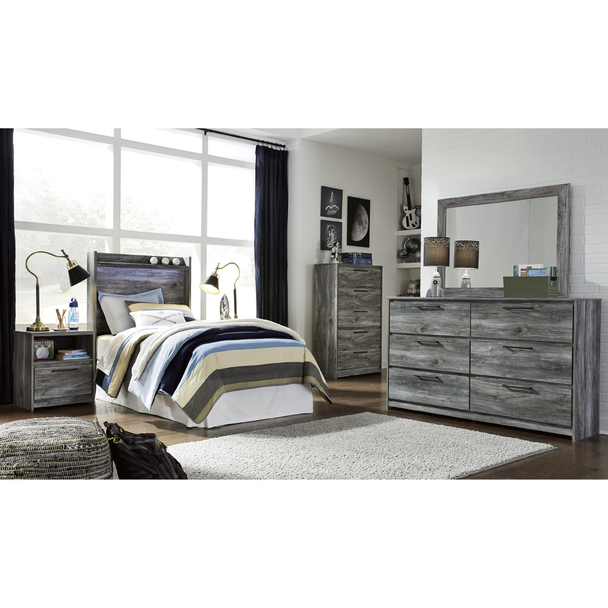  Signature Design by Ashley Baystorm B221B30 Dresser and Mirror IMAGE 14