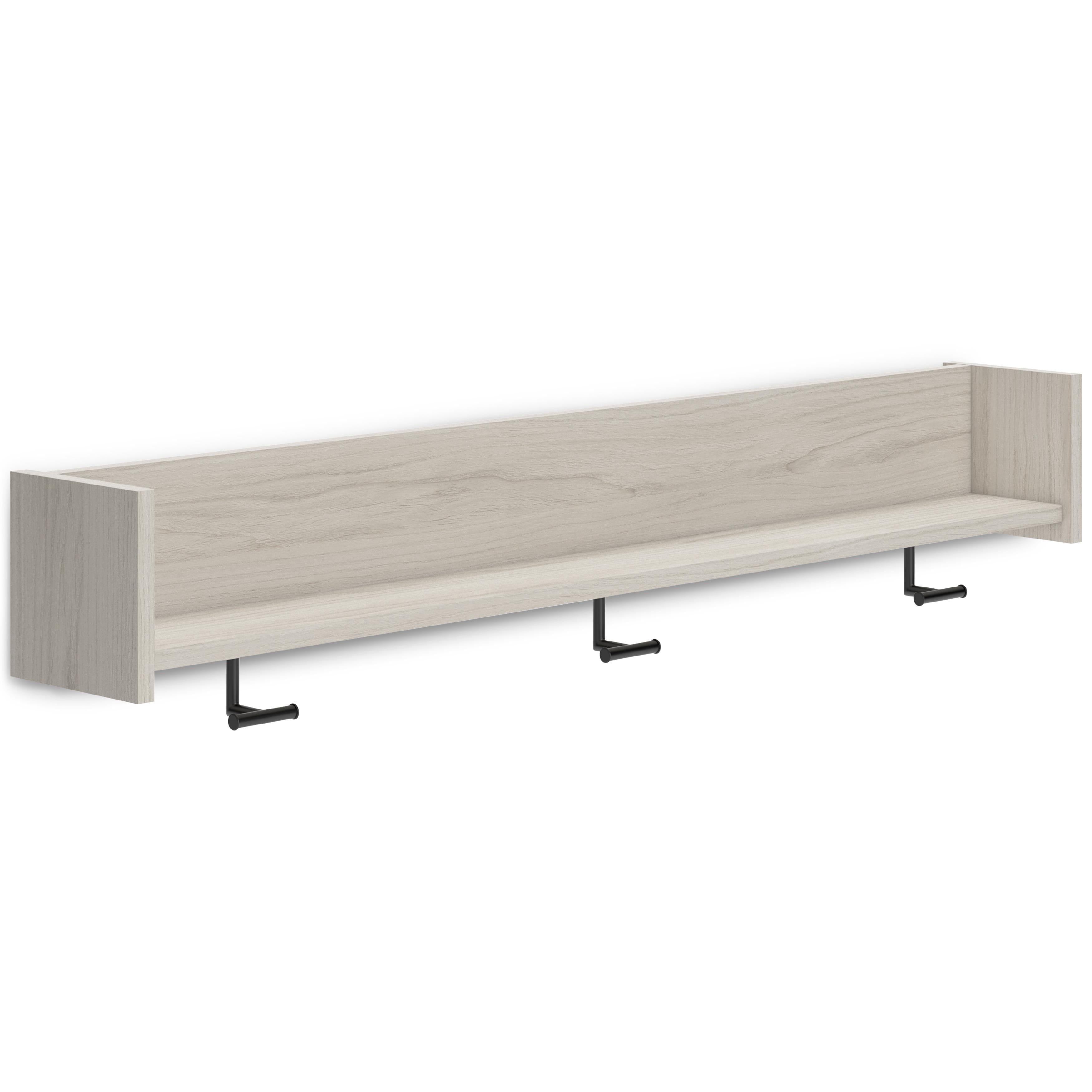  Signature Design by Ashley Socalle EA1864-151 Wall Mounted Coat Rack with Shelf IMAGE 1