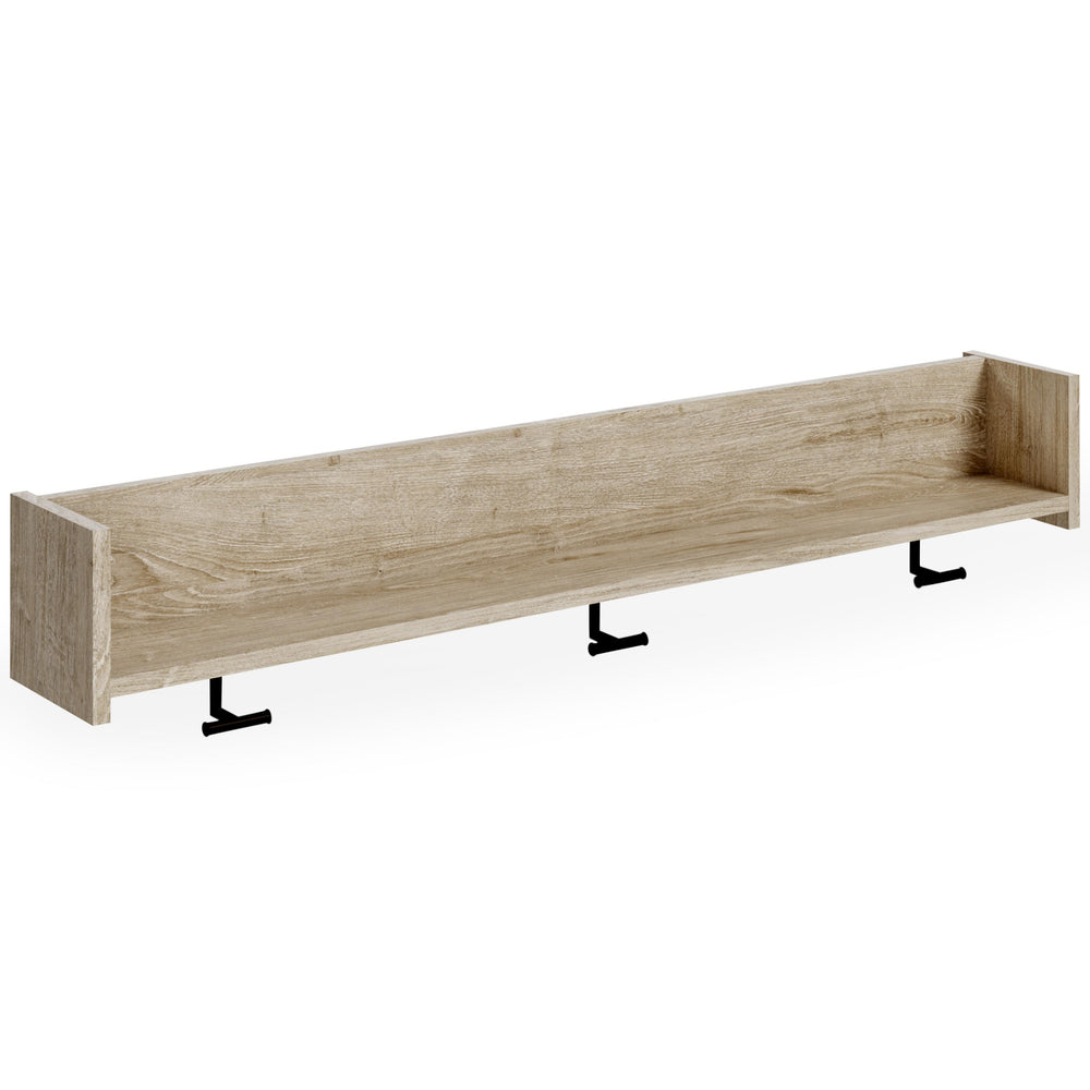  Signature Design by Ashley Oliah EA2270-151 Wall Mounted Coat Rack with Shelf IMAGE 1