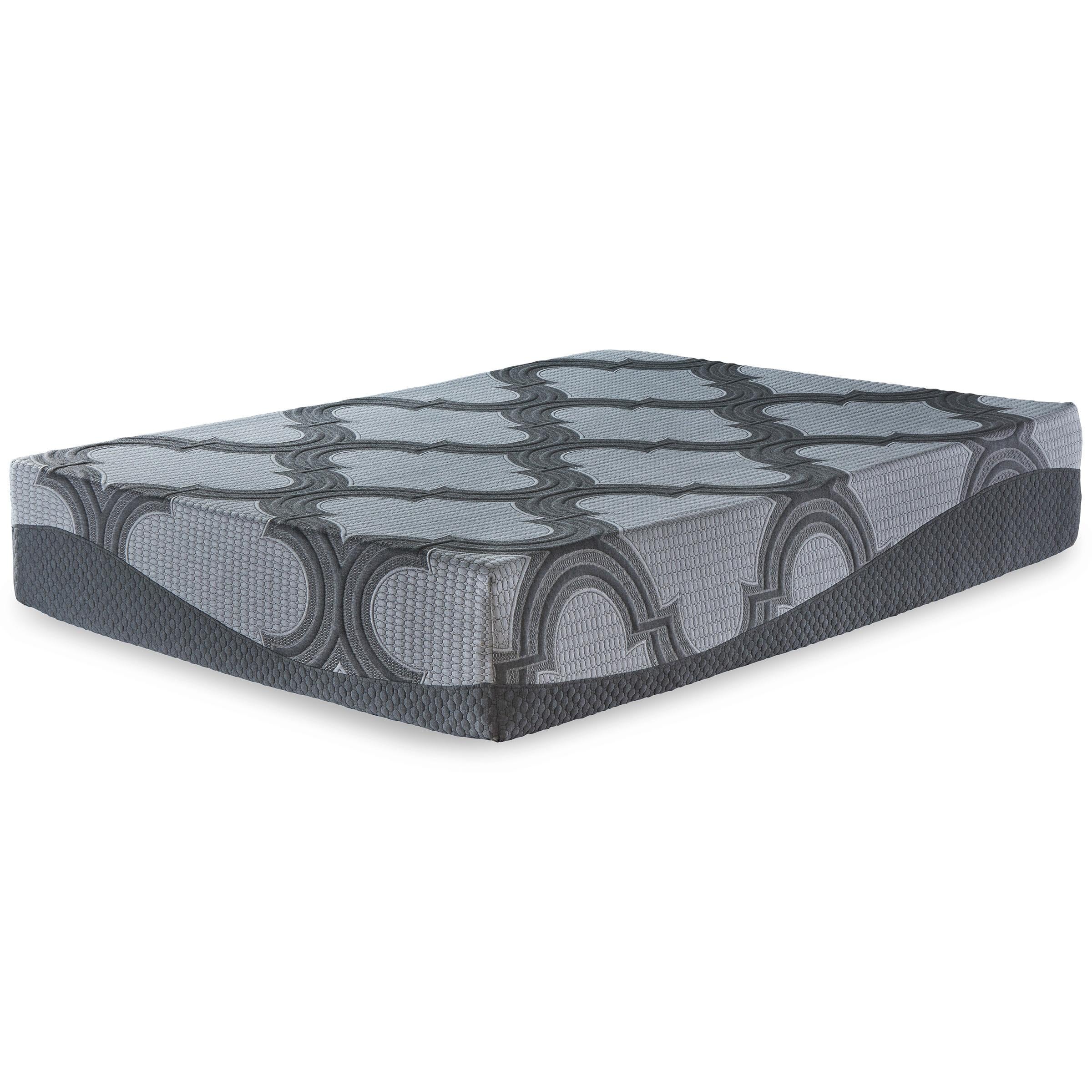  Sierra Sleep 12 Inch Ashley Hybrid M628M8 2 pc King Foundation and Mattress IMAGE 2