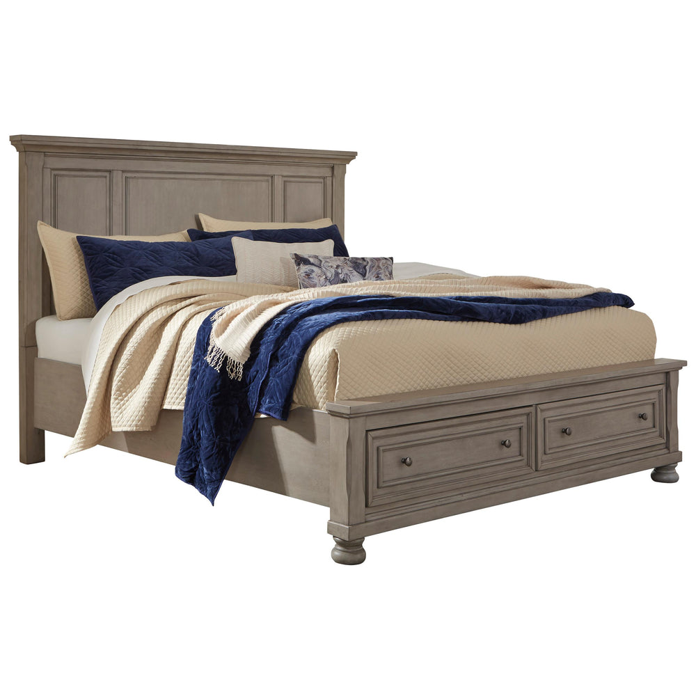  Signature Design by Ashley Lettner B733B35 California King Panel Storage bed IMAGE 1