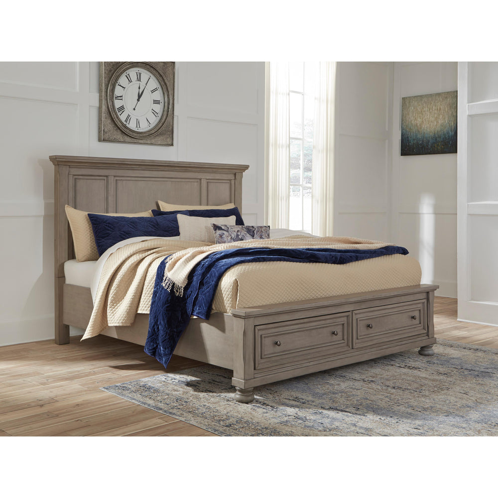  Signature Design by Ashley Lettner B733B35 California King Panel Storage bed IMAGE 2